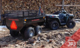 trailer behind work quad