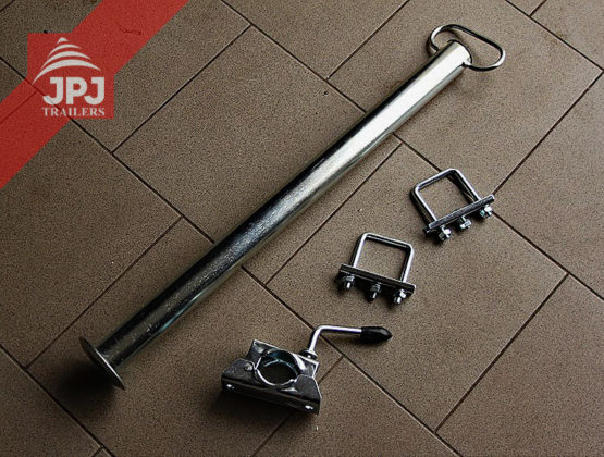 support leg for trailer behind quad
