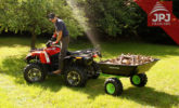 folding trailer behind quad jober