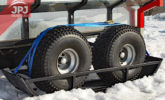 ski for atv trailer worker