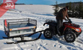 Ski-for atv trailer gardener
