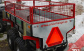 Raised sideboard trailer Profi Worker