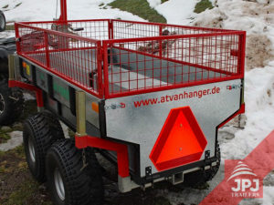 Raised sideboard trailer Profi Worker