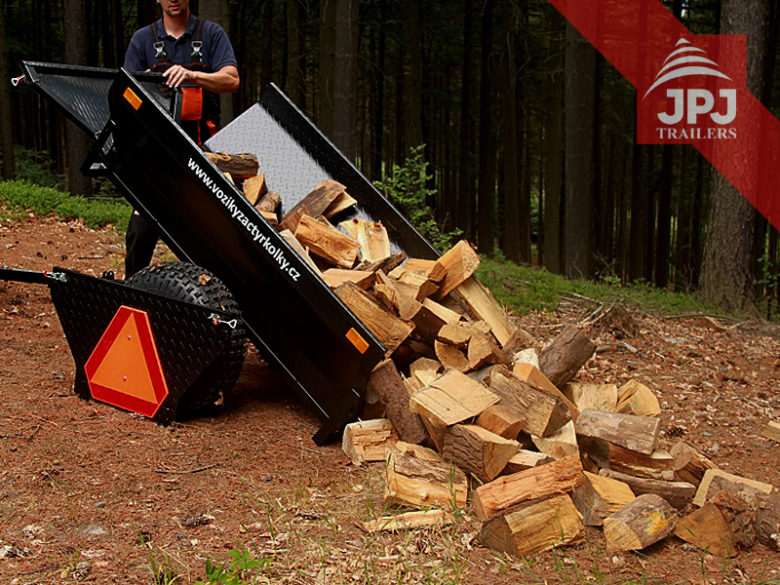 folding trailer for atv