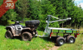 rotatable loading crane
