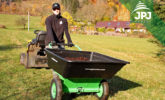 multifunctional trailer Small Gardener in use as a classic wheelbarrow