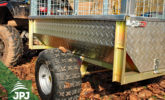 Trailer Gardener - wheel detail