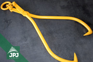 self-grabbing timber tongs