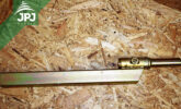 Pivoting ATV trailer shaft unpainted - detail