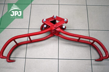 Self-grabbing double timber tongs - small