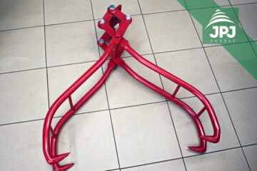 Self-grabbing double timber tongs - large